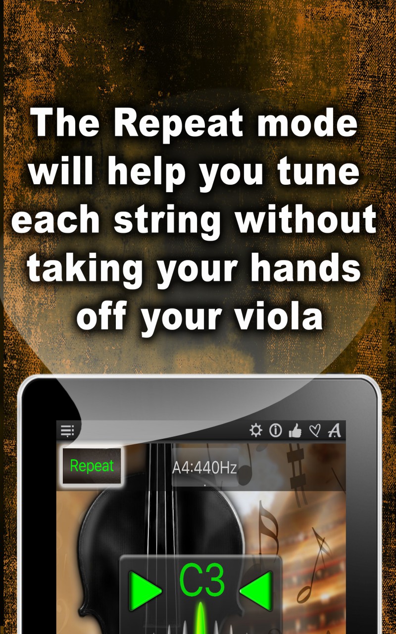 Viola Tuner App on Amazon Appstore