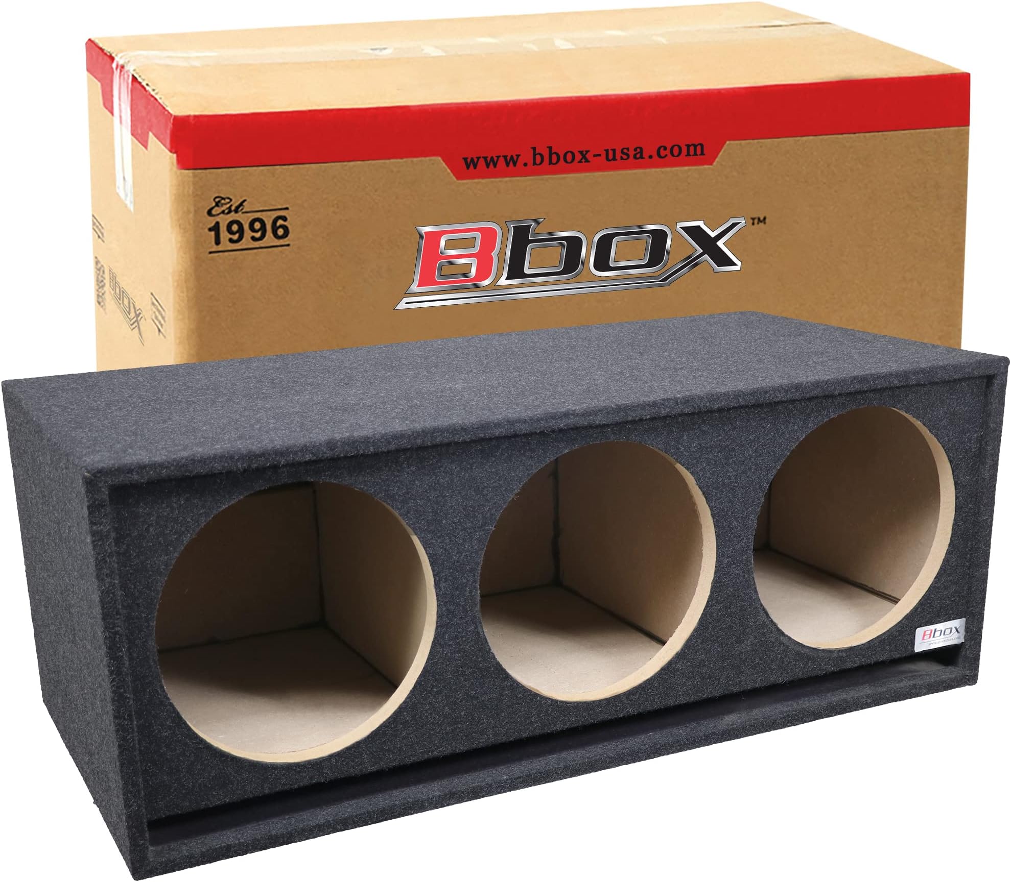 Atrend Bbox Triple12 Vented Carpeted Subwoofer Enclosure