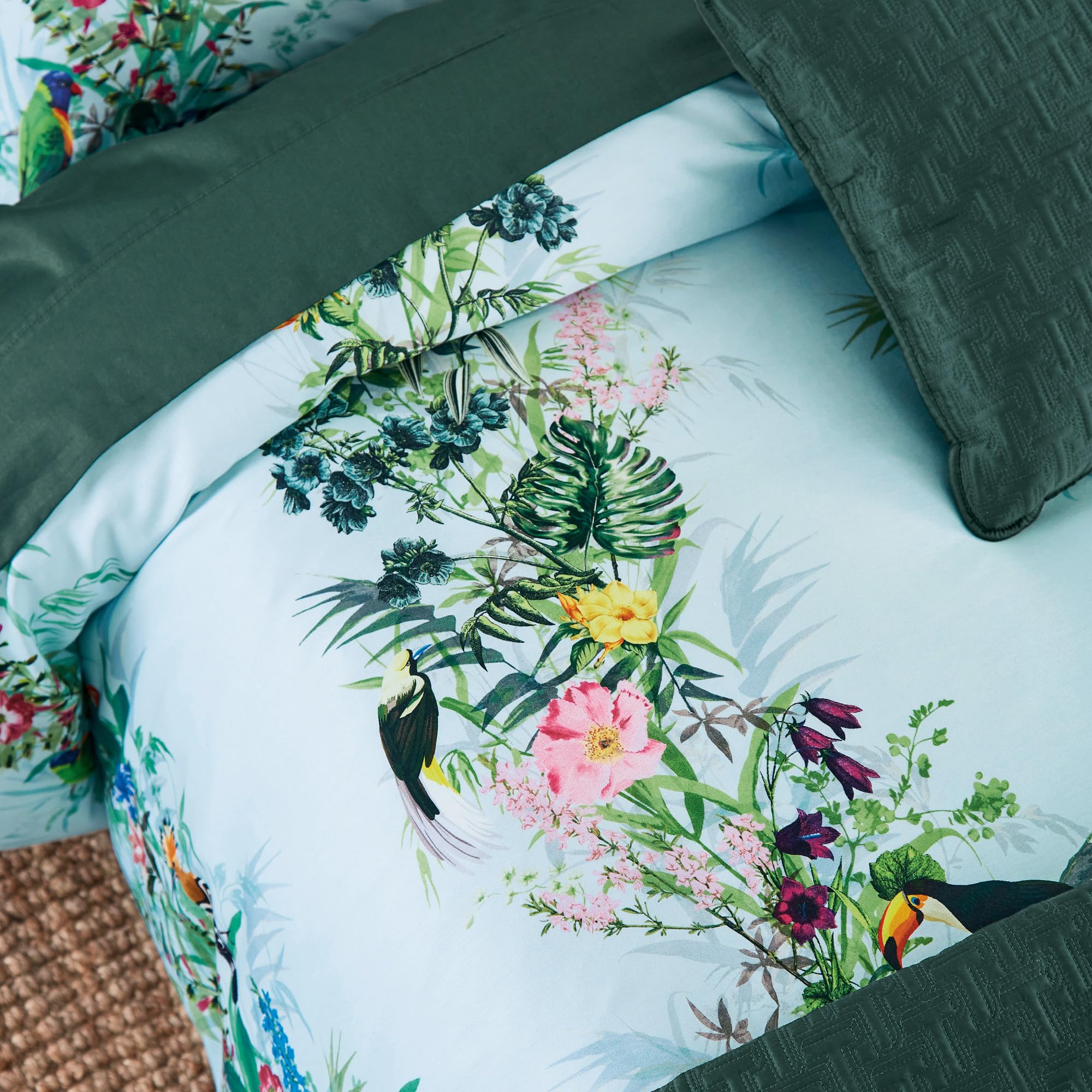 Sitheim-Europe Bettwäsche SLEEPTIME TROPICAL VIBES - Bettbezug +Kissenbezüge, Baumwolle, 2