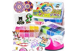Goody King Board Set: Fuse Beads for Kids Crafts and Pixel Art