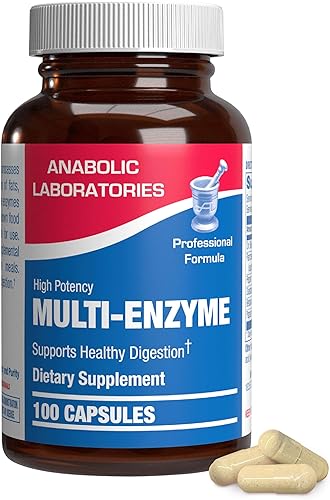 Laboratorios anabólicos, Multi-enzimas 100 Cápsulas