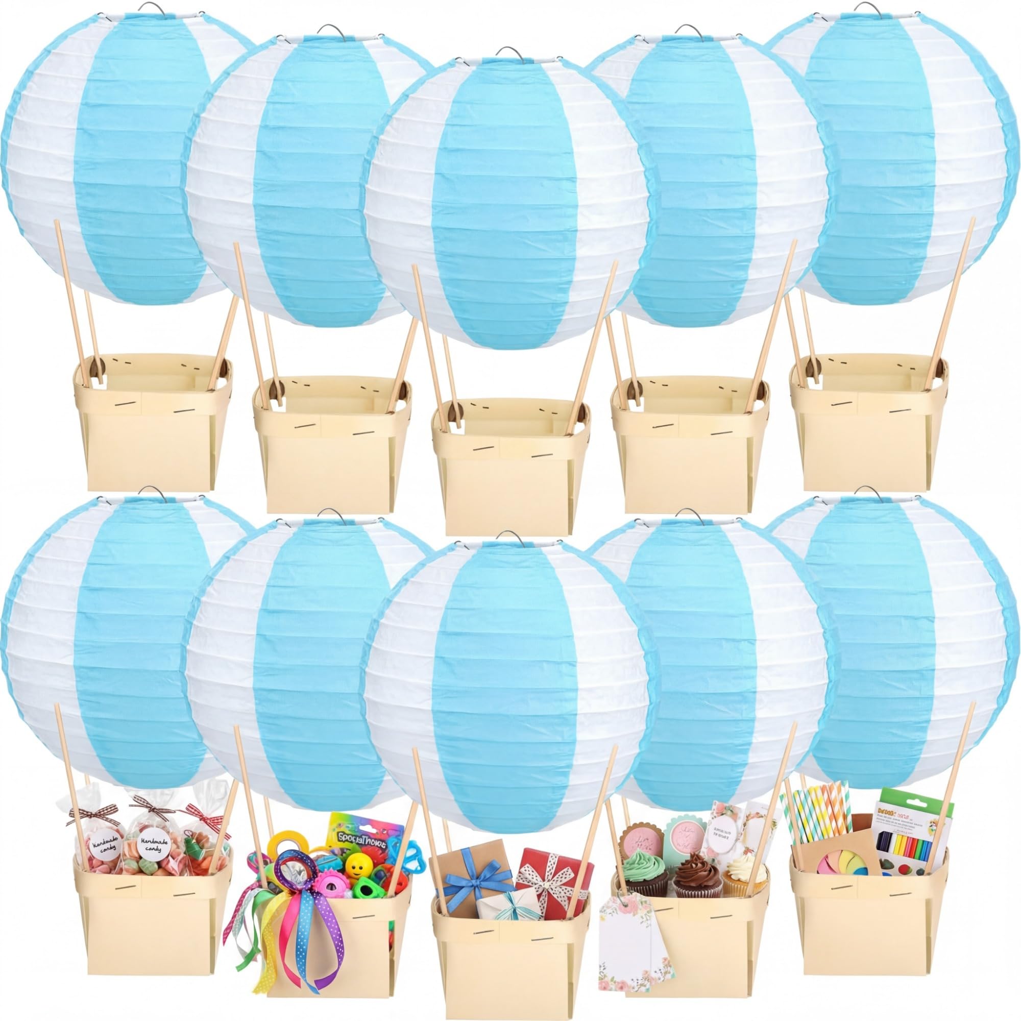45 Palline Decorative In Rattan, 4 Cm Di Diametro, Colori Misti (blu, Verde, Rosa, Giallo, Arancione), Riempitivo Per Vasi E Decorazioni Per Matrimoni E Feste - 2