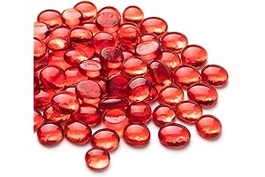 Meschett 50PCS Mini Glass Gems for Home Decor, Craft, Vase Filler