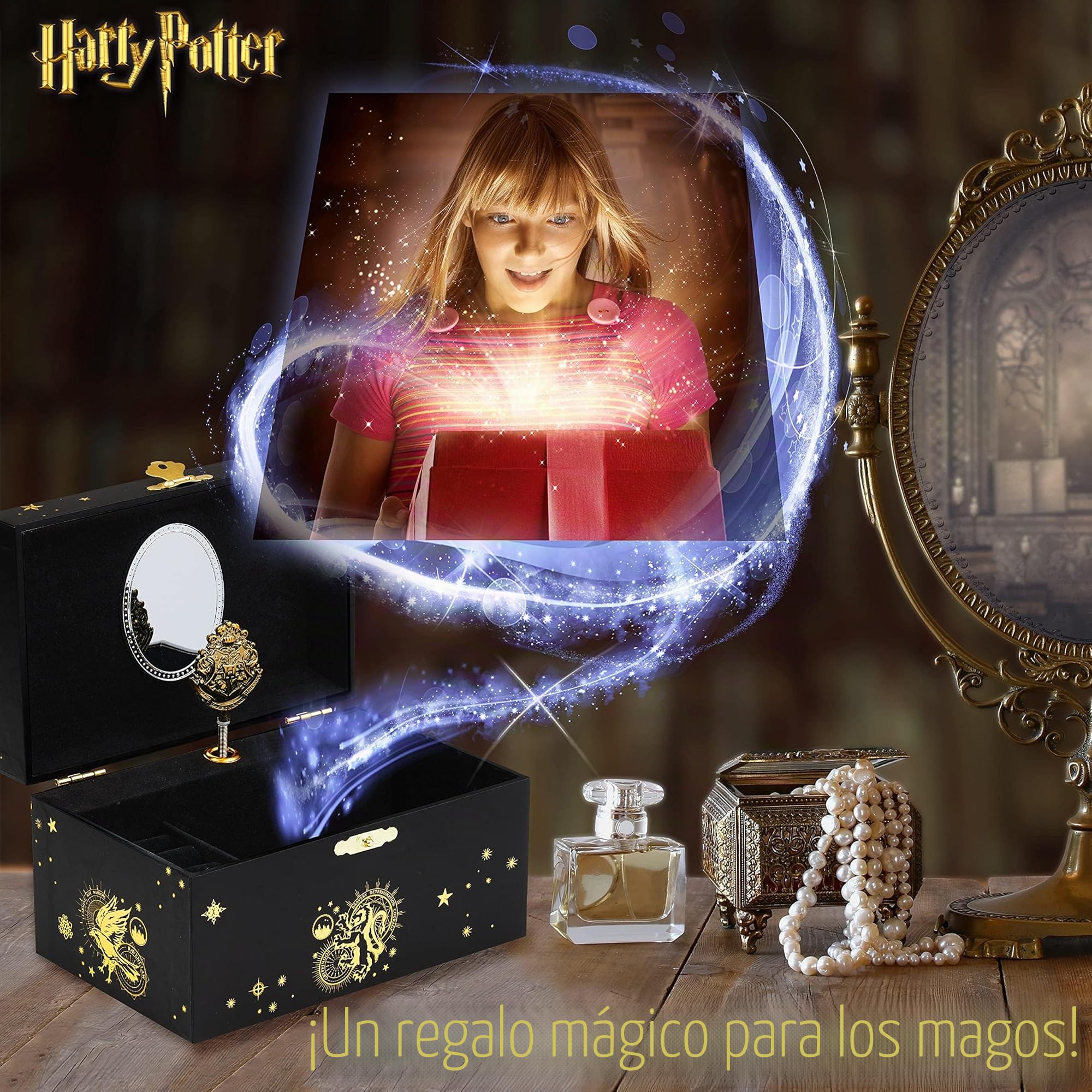 Harry Potter Joyero Musical Infantil de Hogwarts Regalos