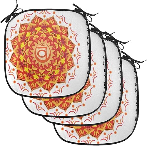 Miniatura 7 de Lunarable Cojín retro para silla, mujer con cabello, letrero de victoria con burbujas de discurso, inspirado en arte pop, acolchado de asiento para