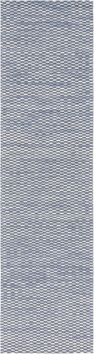 SAFAVIEH Marbella Collection Runner Rug - 2'3" x 9', Grey & Beige, Flat Weave Wool Design, Ideal for High Traffic Areas in Living Room, Bedroom (MRB904F)