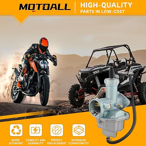 Miniatura 2 de MOTOALL Carburador PZ27 de 150cc 200cc 250cc ATV Go Kart Dirt Bike con filtro de aire para Predator Coleman CT200U KT196 para TaoTao Coolster CG