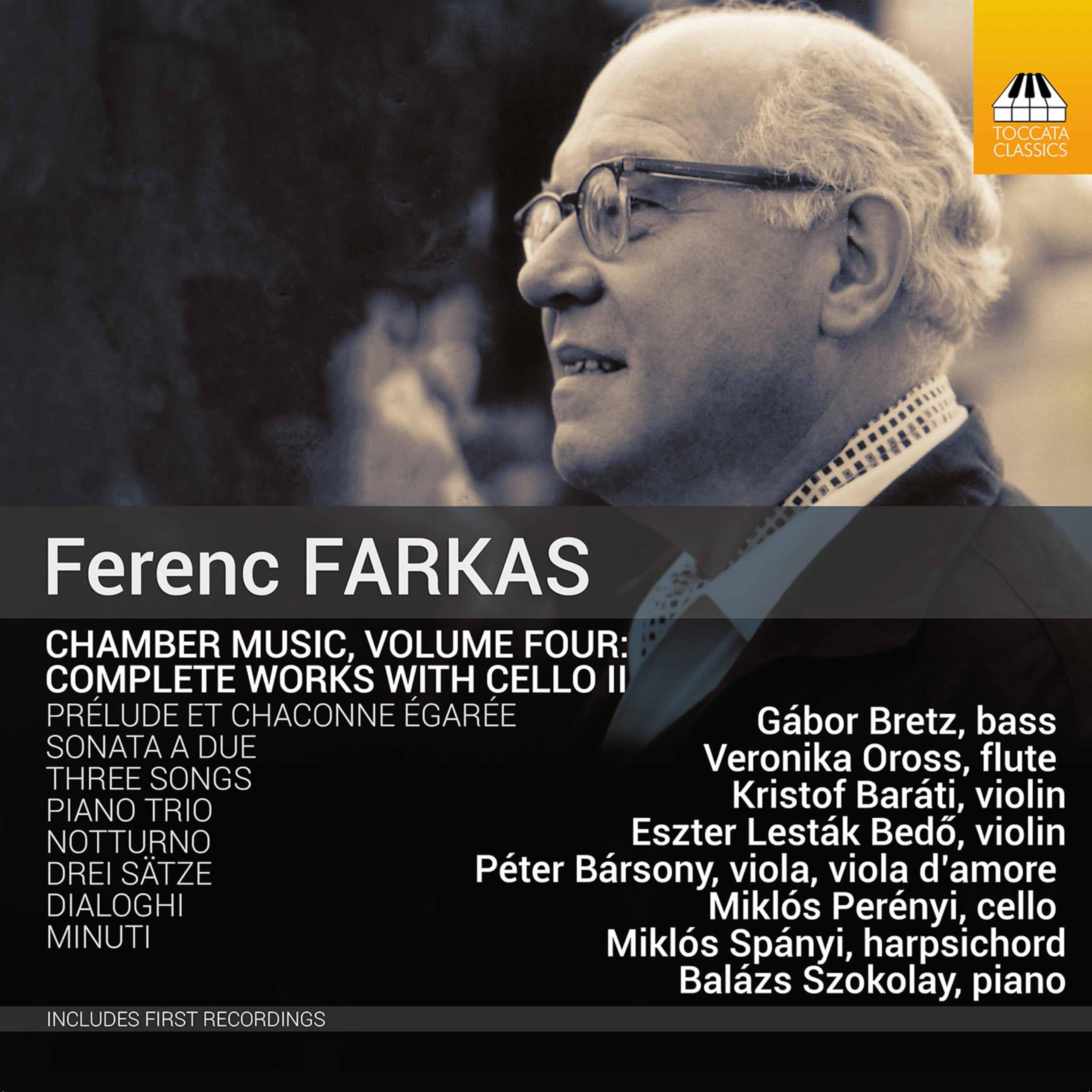 Ferenc Farkas: Chamber Music Vol. 4, Works with Cello II