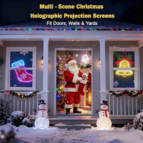 Miniatura 3 de Pantalla de proyección trasera holográfica pantalla de proyección de interior plegable y portátil antiarrugas para proyectar videos de Halloween y