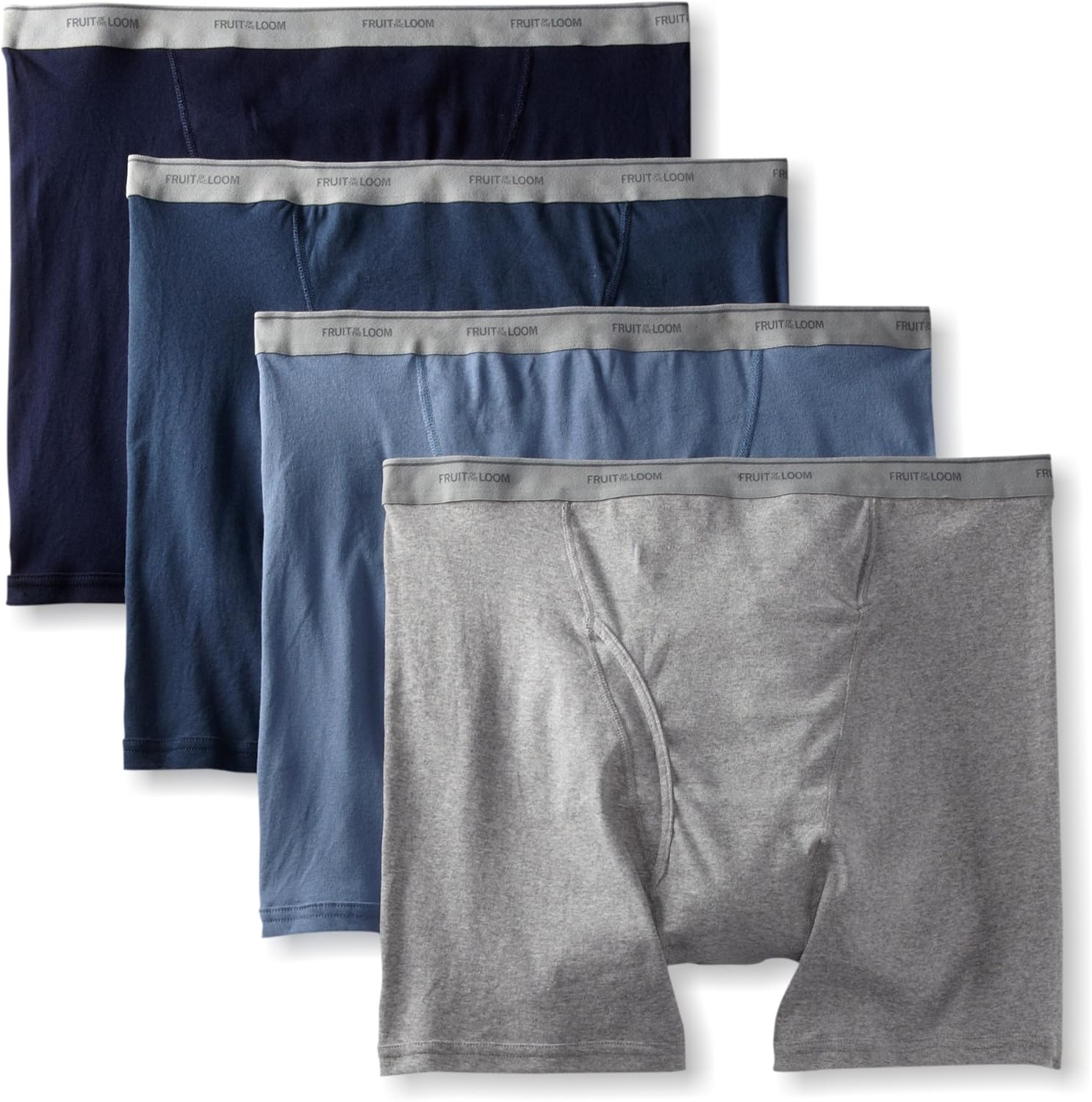 Fruit of the loom men's boxer briefs 100 cotton underwear Clearance