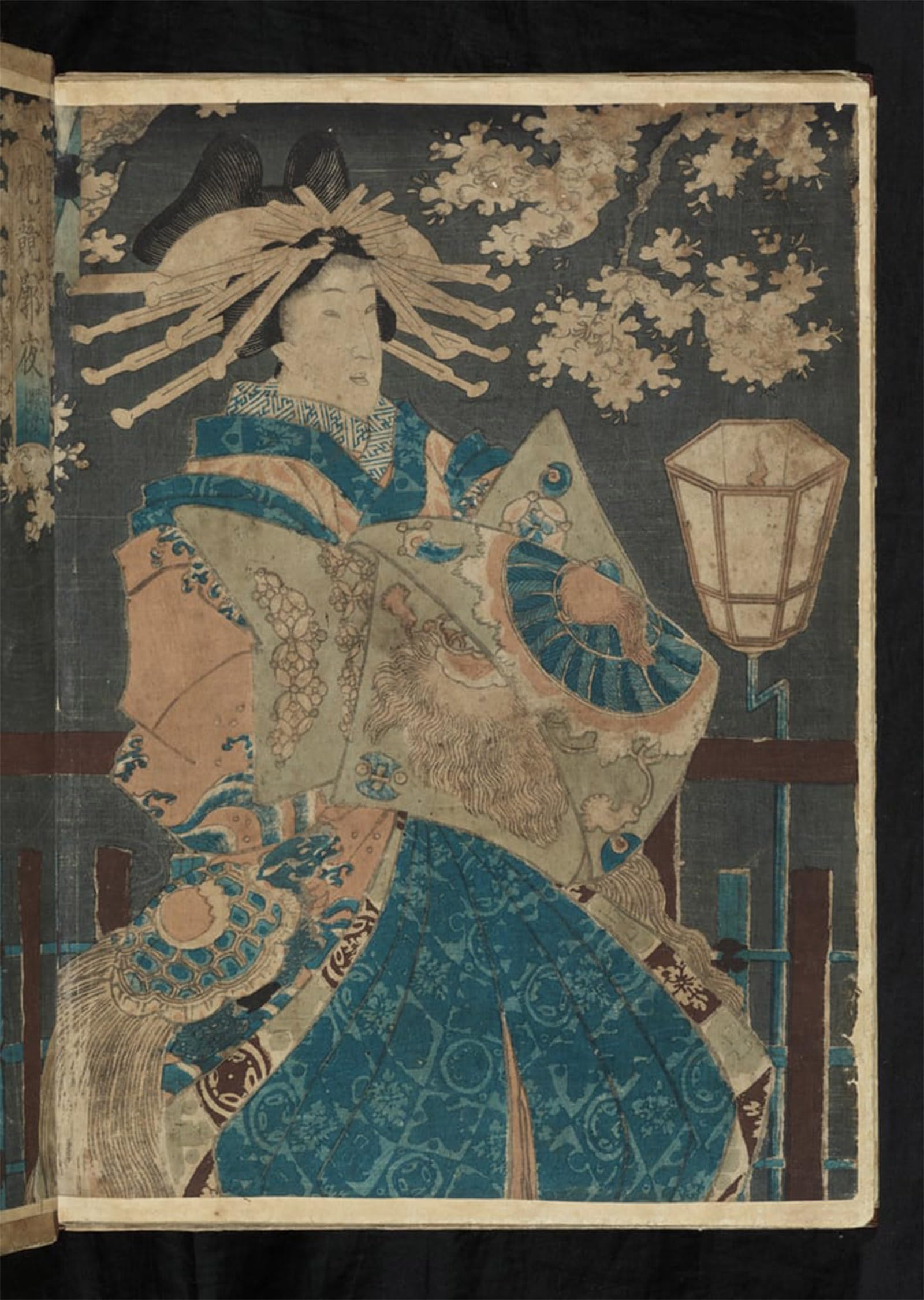Serendipitp No Frame Vintage Wall Art Canvas Nordic Poster Canvas Print Picture Avant Et Après An Unidentified Courtesan By Utagawa Kunisada Wall Art Poster For Home Decor 60X90cm