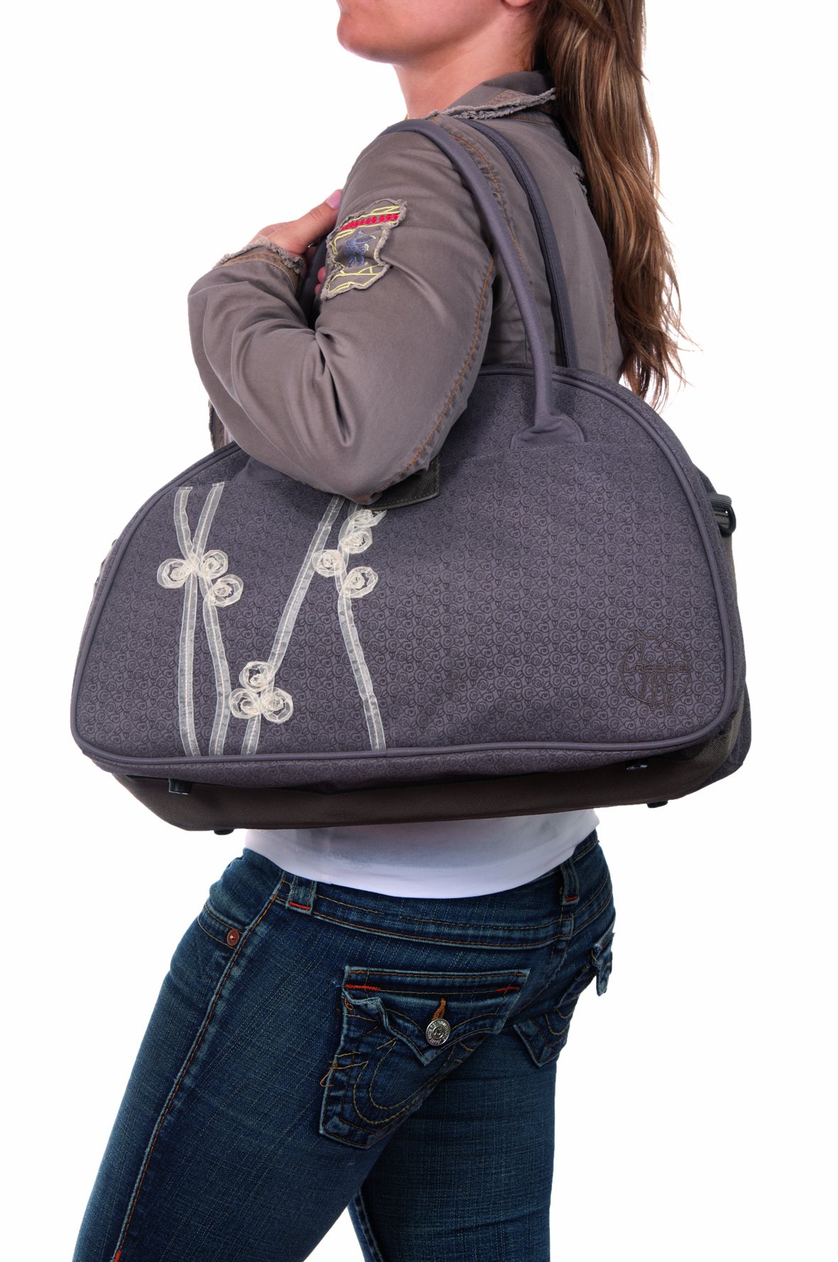 Lässig Casual Schulter-Wickeltasche