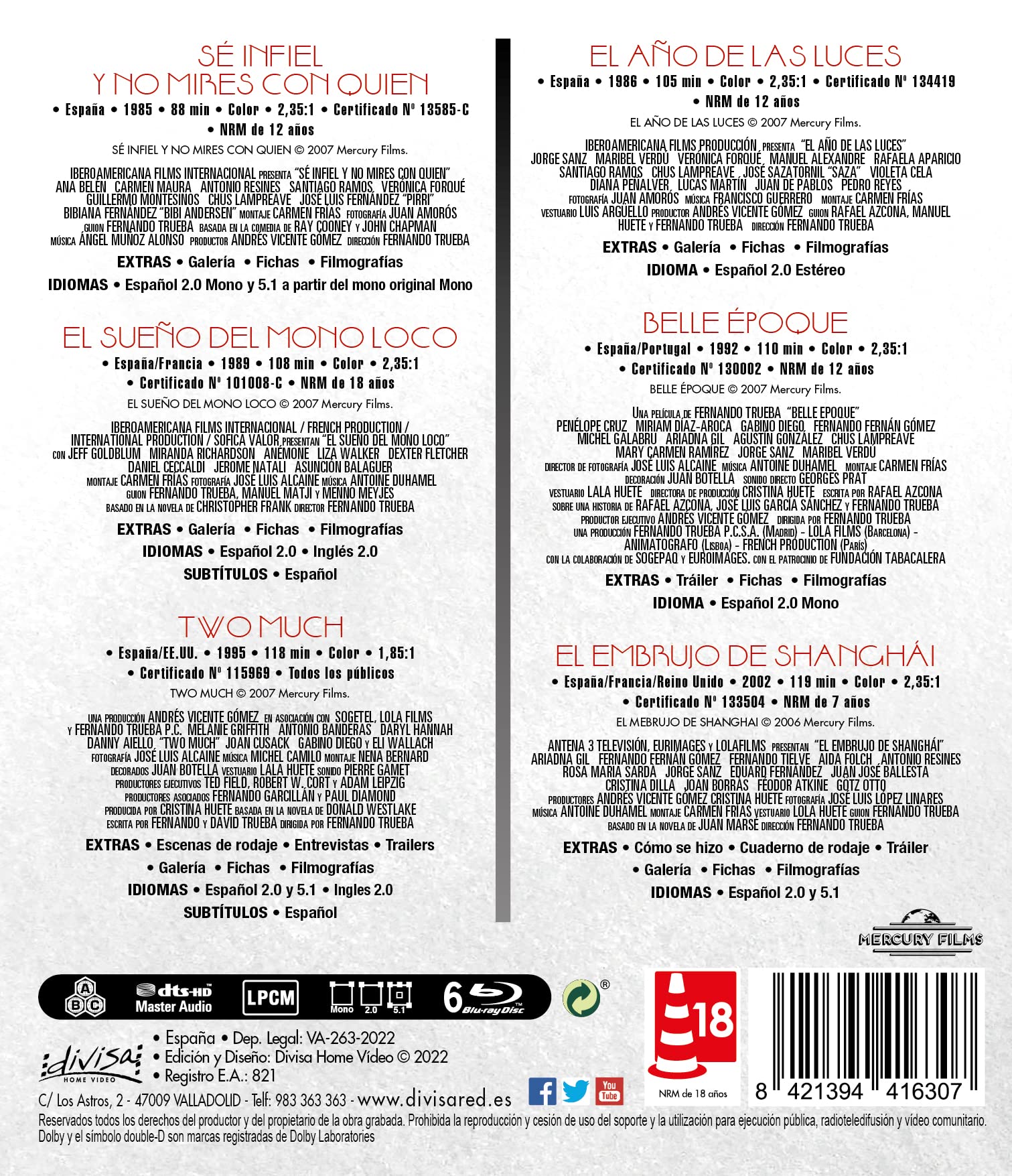 Fernando Trueba Pack BD