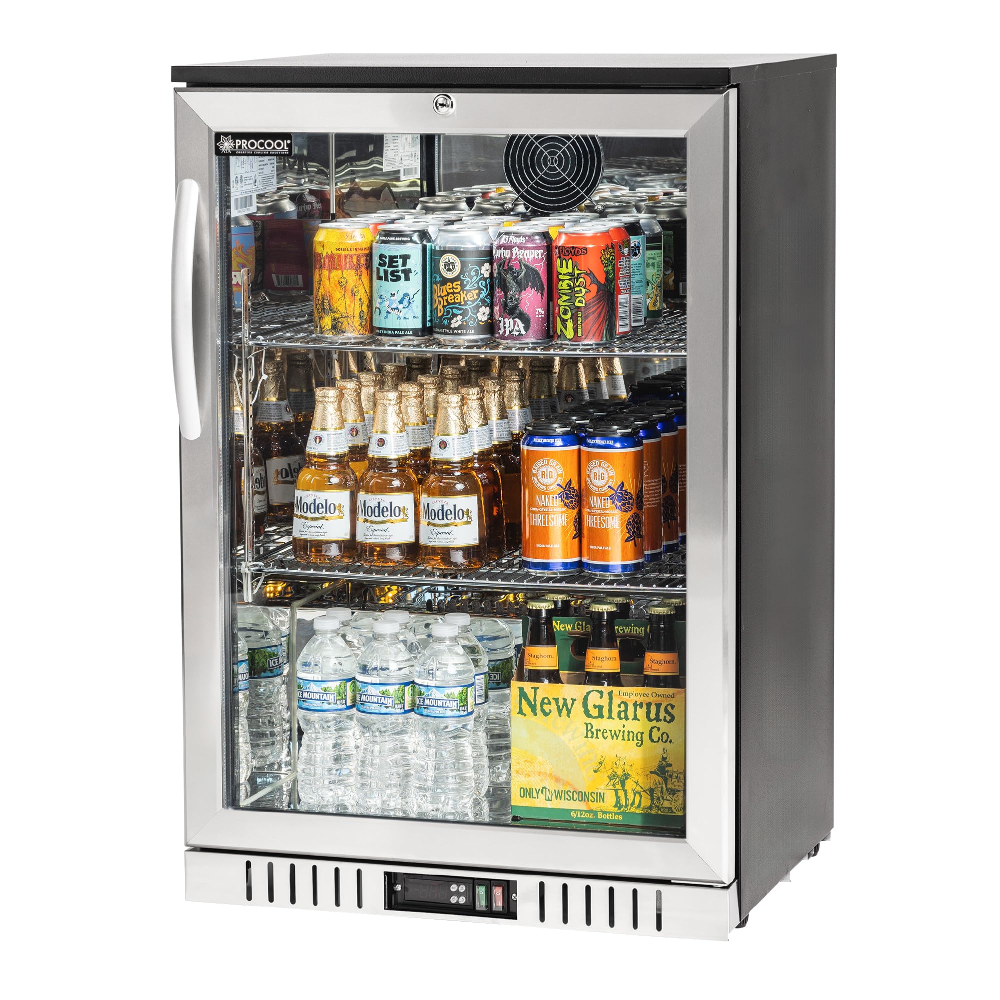 ProCool Creative Cooling Solutions RBS-1 4.6 cu ft Beverage Cooler Stainless Steel