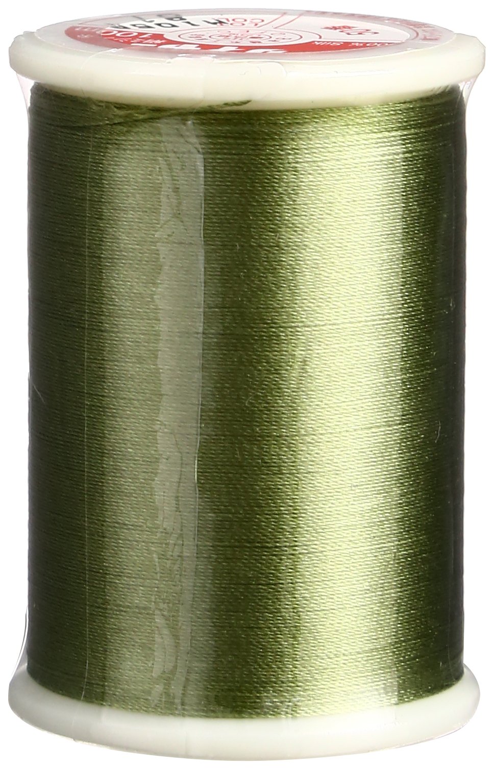 Superior Threads Tire Silk #50 3-Ply 50-Weight High Sheen Silk Embroidery Quilting Sewing Thread - 109 Yard Spool (#081 Avocado)