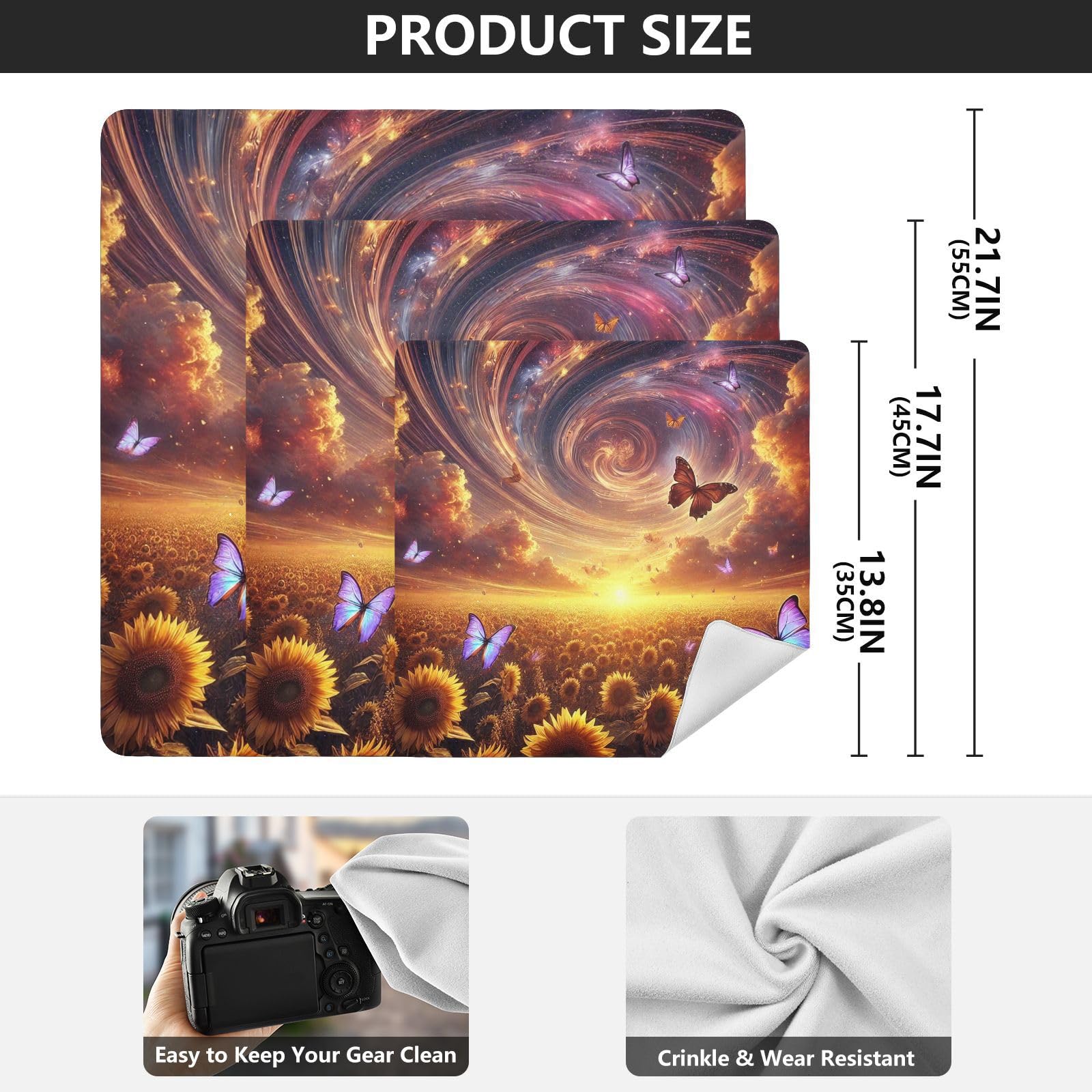 Joko Ivery Butterfly Golden Blue Protective Wrap 13.8