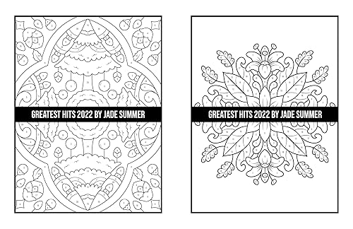 Miniatura 56 de Greatest Hits An Adult Coloring Book with the 100 Best Pages from the Jade Summer Collection