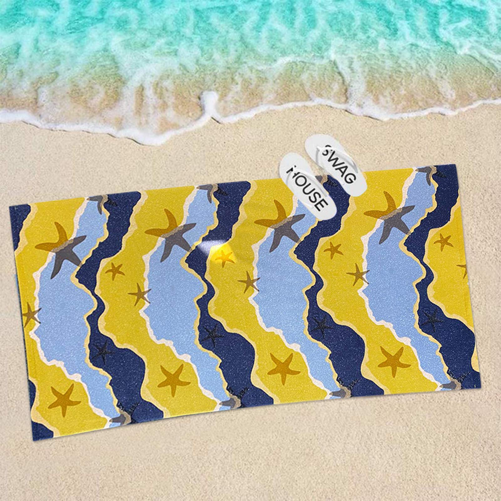 Telo Mare Per Bambini In Microfibra - 150x75 Cm, Stampa Demon Slayer, Asciugatura Rapida - Foto 8