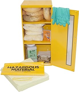 Wall Mount Spill Kit Locker, Large â€“ Aggressive, Up to 15 Gallon Capacity
