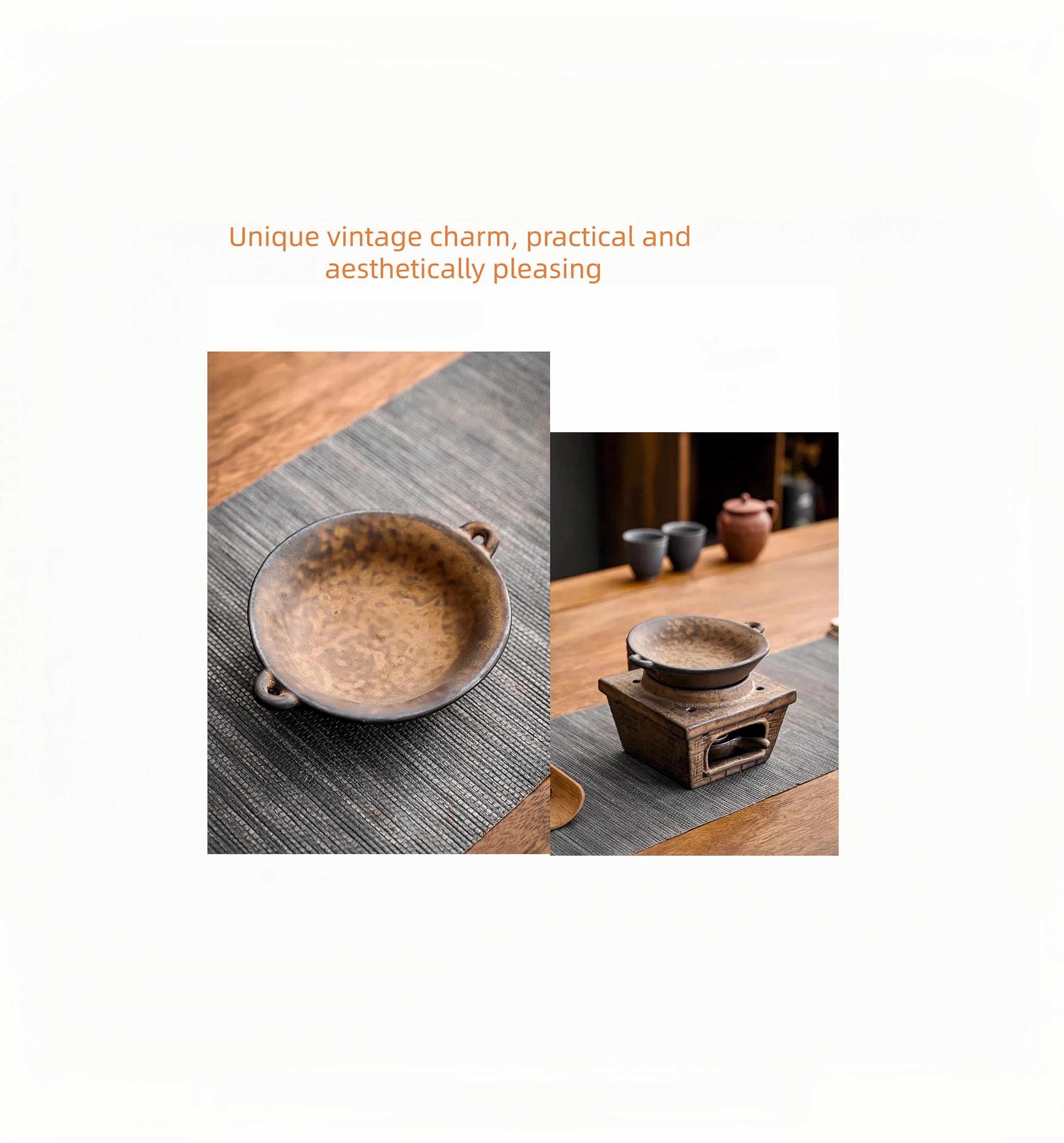 Ceramiczny cedrowy palnik kadzidełkowy, palnik do aromaterapii Zen, energetyzujący dyfuzor olejków eterycznych (brązowy)
