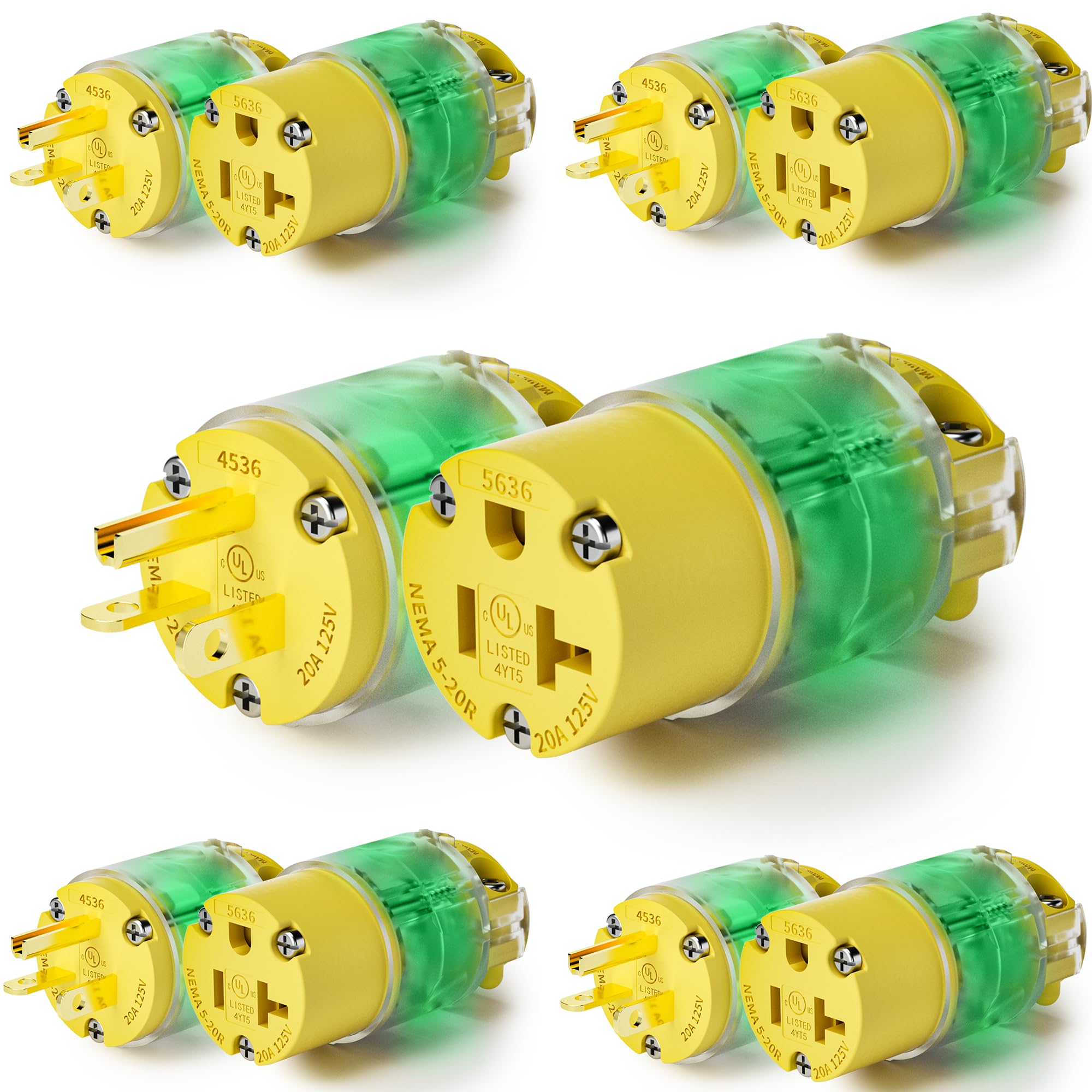 Replace Extension Cord Plugs - 20A NEMA 5-20P/R -1
