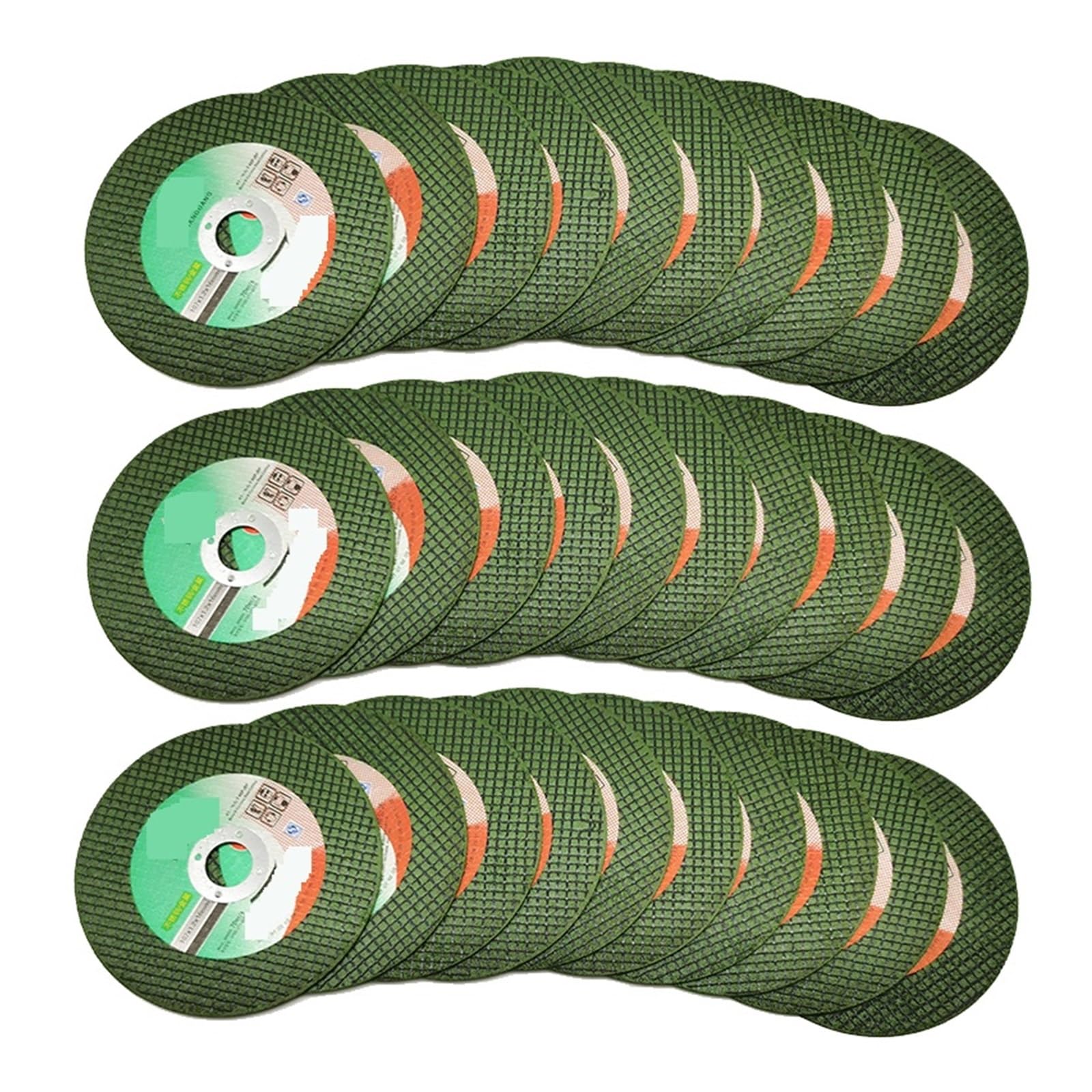 Disco de Corte Disco de Corte de Metal de 107 mm, Amoladora Angular, muela abrasiva de Acero Inoxidable, Disco de Corte, Rueda de Corte, Resina, Doble Malla(30Pcs)