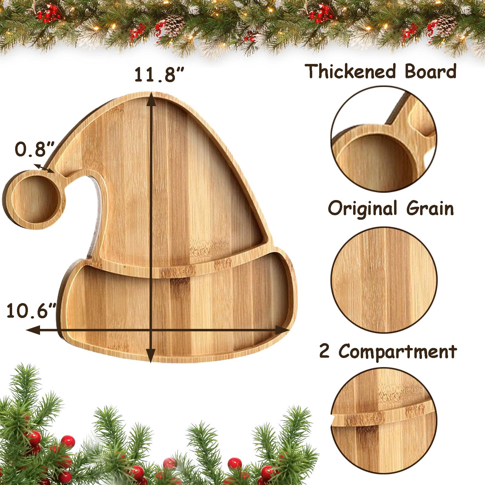 Weihnachtliche Servierplatten,Weihnachtszeit Lebkuchenmann Und