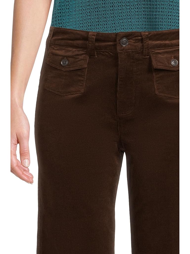 Brown Paige Leenah Ankle Mini Patch Pockets In Chicory Coffee