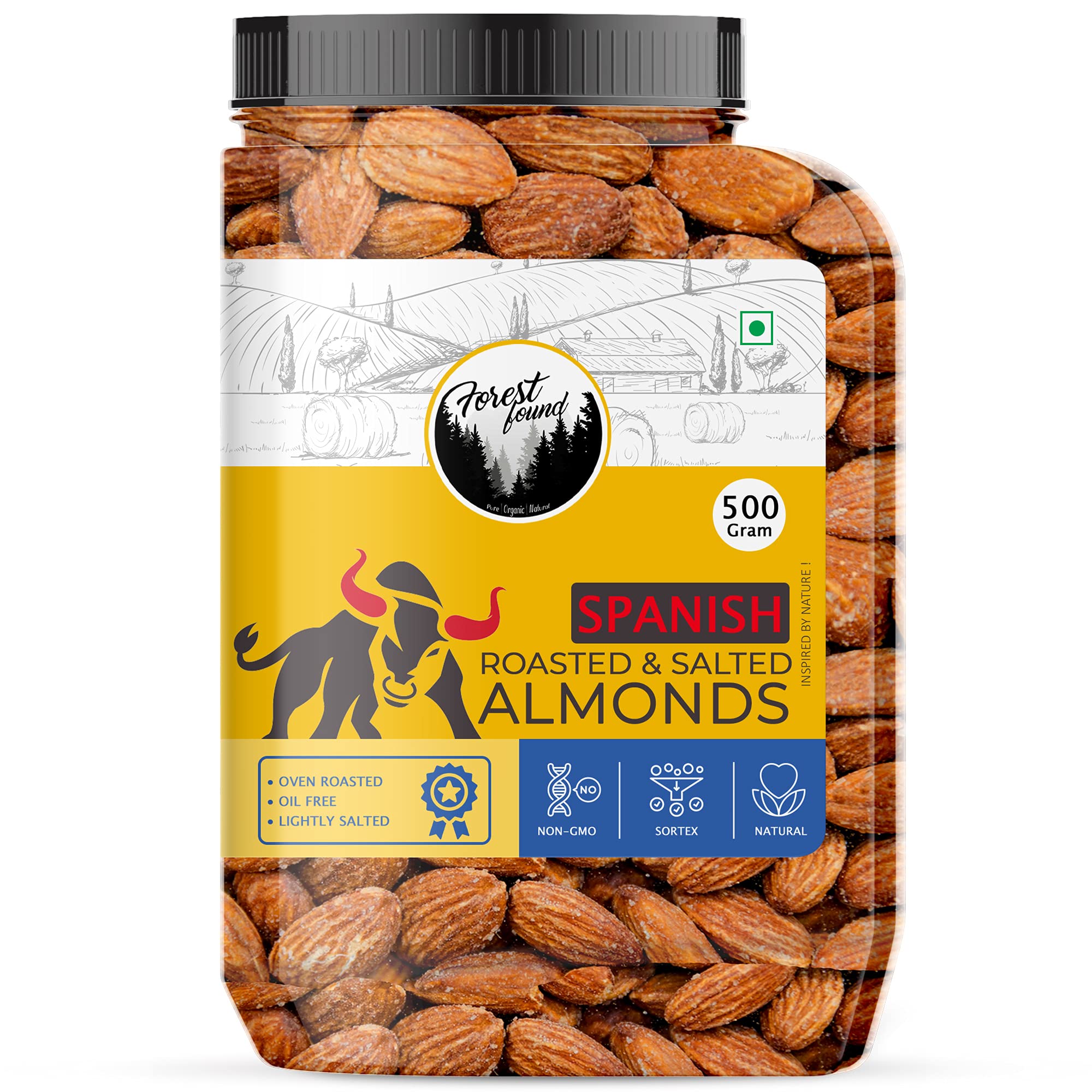 See full amazon price history chart for Forest Found Roasted And Lightly Salted Spanish Almonds, Badam Giri | Salted With Himalayan Pink Rock Salt (500 Gram) Forest Found Roasted And Lightly Salted Spanish Almonds, Badam Giri | Salted With Himalayan Pink Rock Salt (500 Gram) (B095X5H62R) Amazon Price History, Amazon Price Tracker