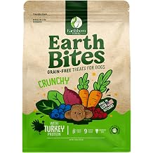 Earthborn Holistic EarthBites Crunchy Grain-Free Dog Treats with Turkey 10 oz