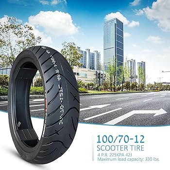 Amazon.co.jp: 100/70-12 タイヤ 4 P.R. 42J 二輪 オートバイ用