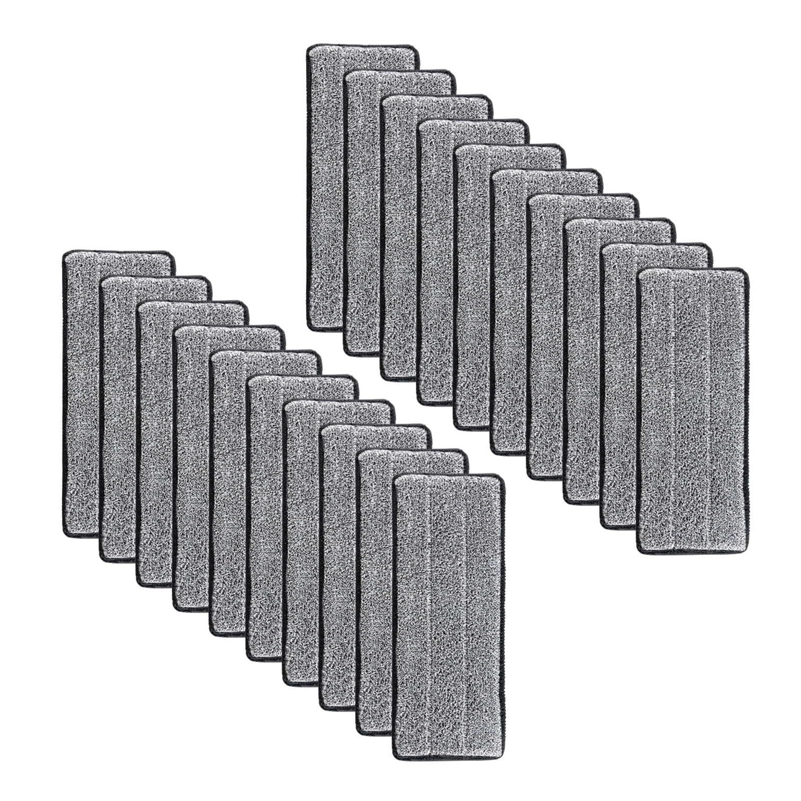 recambios para fregonas Color Gris del cojín de Limpieza la Cabeza hogar Polvo espray Lavable reemplazo fregona Microfibra(15pcs)