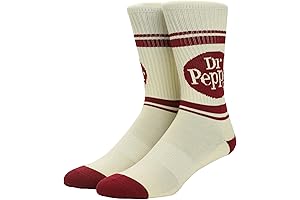 Dr. Pepper Vintage Soda Logo Men's Fleece Lounge Pants: Cozy Nights with a Refreshing Twist