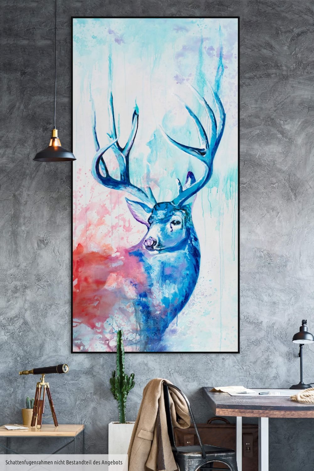 Tableaux Peinture à L'Huile Cerf - Coin Tableau
