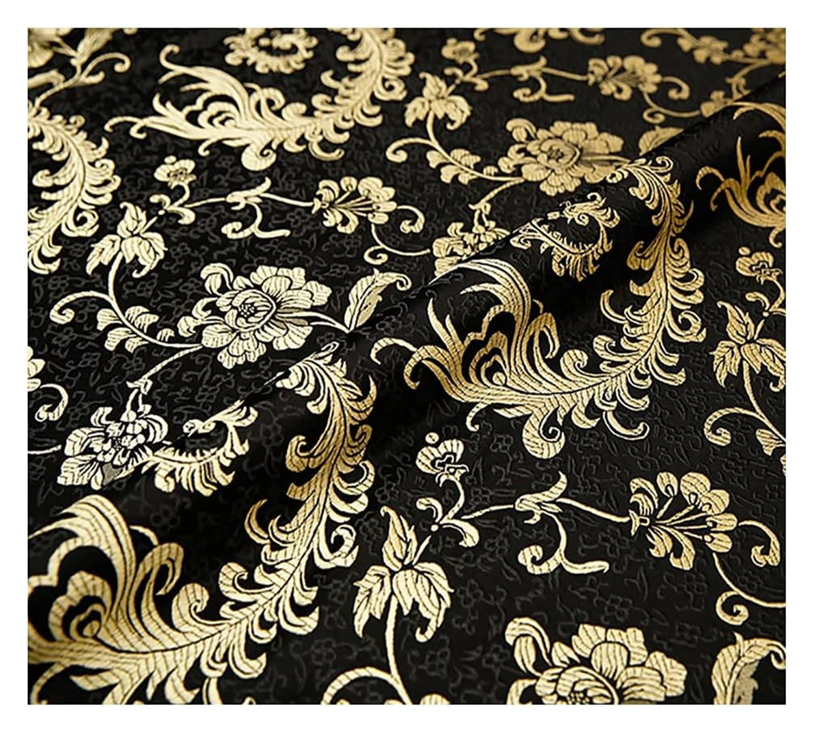 Jedwabna tkanina brokatowa 75cm x 50cm do szycia dekoracji kostiumowych(Style M)