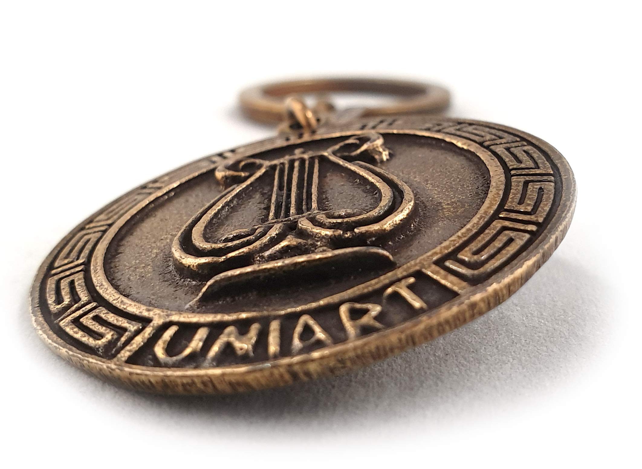 Amazon.co.jp: Iconsgr キーリング 古代コイン アポロンシールド 神アポロ キーチェーン : ファッション