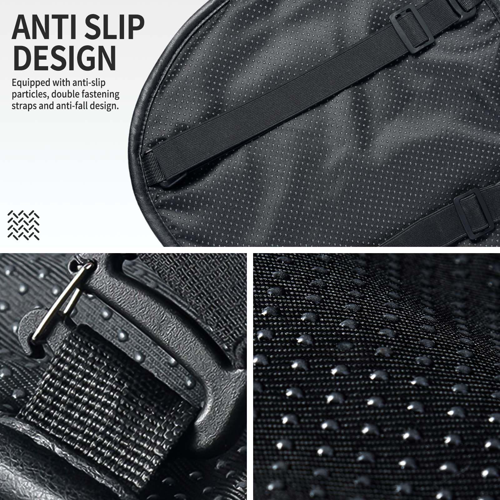 Cuscino per Sella Da Moto a Forma Di Onda,Nuovissimo Sella Gel Moto TPE,Comodo,Traspirante e Decompressivo,Adatto per Viaggi a Lunga Distanza,Cuscino Sedile Moto