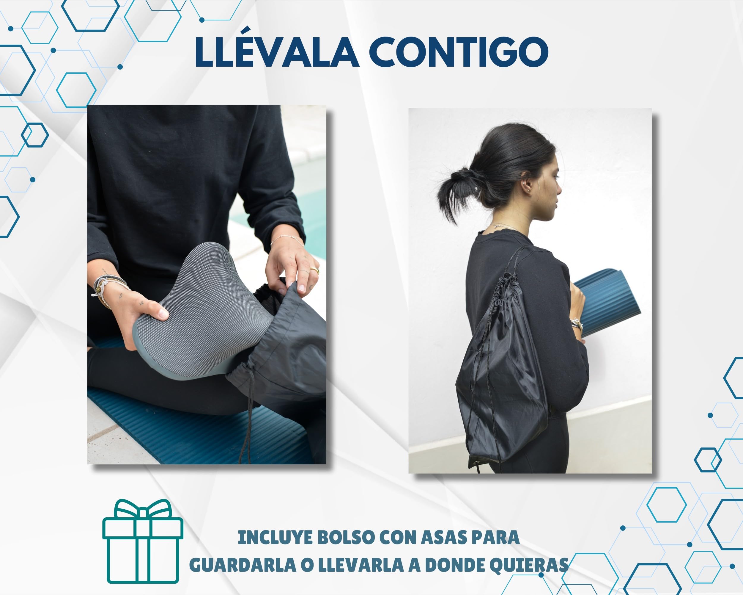 Dispositivo de Tracción Cervical Térmico con Temporizador Ajustable | Almohada para Alivio del Dolor de Cuello y Hombros y Relajación Muscular | Corrector Postural | Neck Cloud