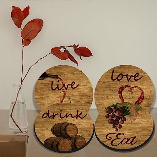 Miniatura 7 de Tucocoo Fundas para quemadores de estufa, lindos gnomos, juego de 4, fundas para estufas de gas de 8 y 10 pulgadas, cubiertas superiores para estufa