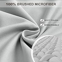 Vista 2 de FreshCulture Full Fitted Sheet - Hotel Quality Fitted Sheet - Ultra Soft & Breathable - Brushed Microfiber - Deep Pocket - Cooling Fitted Sheets for