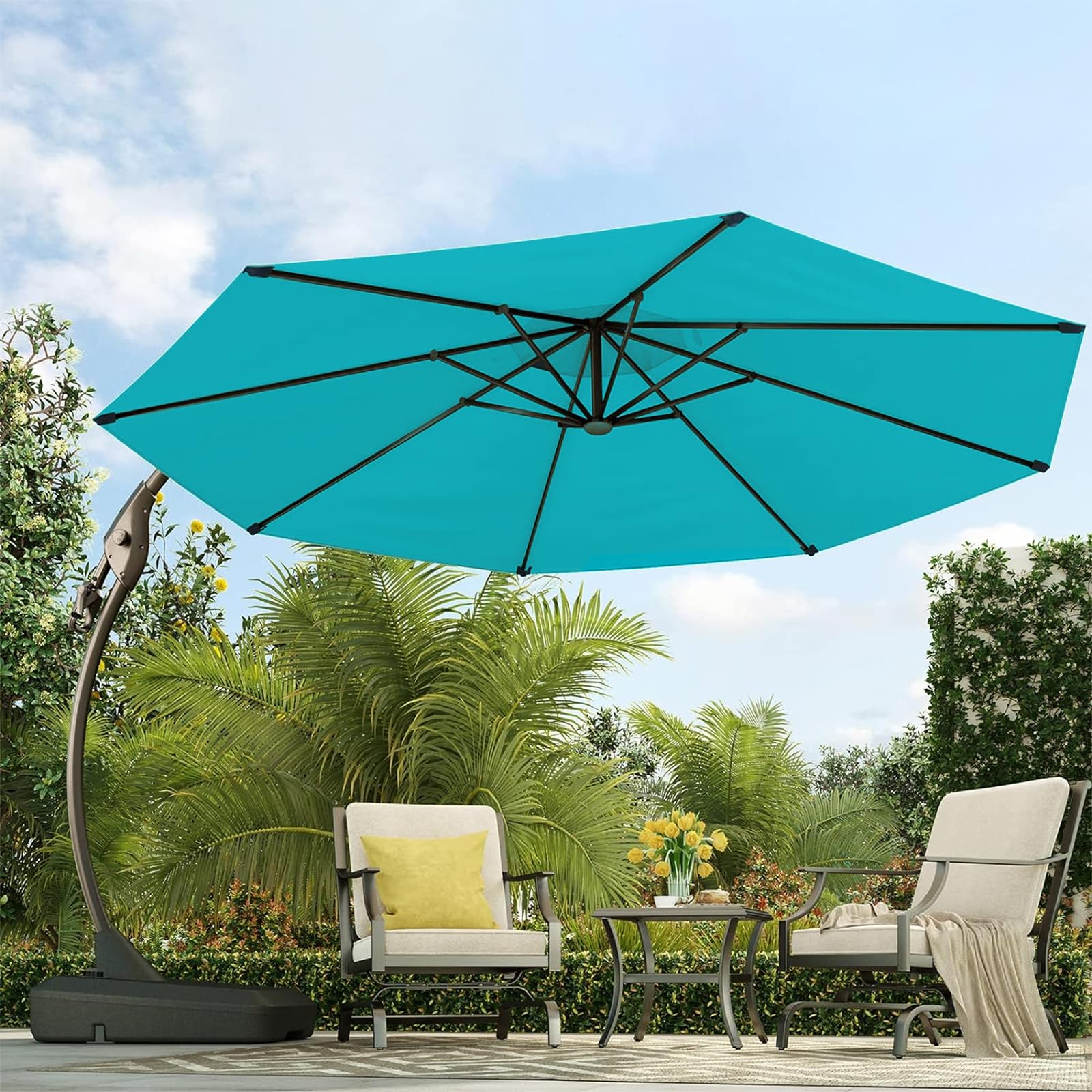 11 foot square patio umbrella 13x13 ft / 11x15 ft Outdoor Patio Umbrella