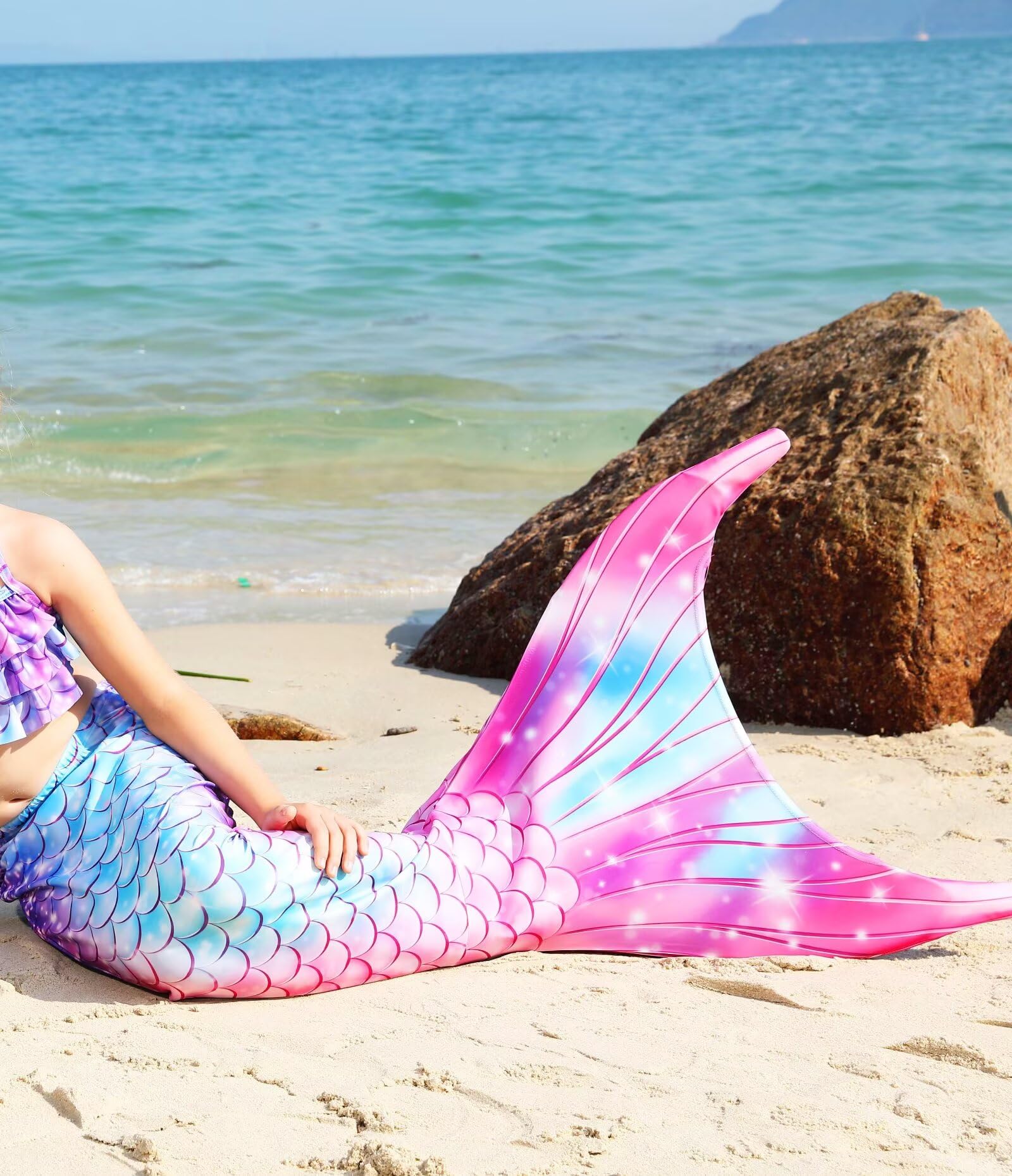 Meerjungfrauenflosse Mädchen Neuer Mermaid Tail