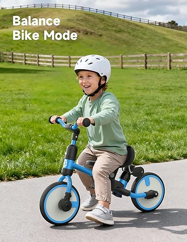 Miniatura 9 de besrey Bicicleta 5 en 1 para niños pequeños, triciclo para niños de 1 a 3 años