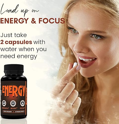 Miniatura 2 de Pastillas de cafeína, alternativa a una bebida energética, gel energético o gomitas energéticas, suplementos energéticos totalmente naturales