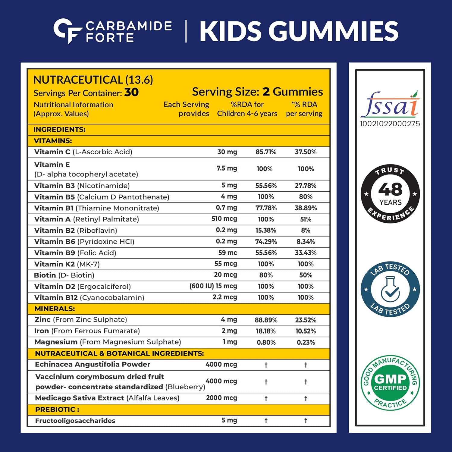 Carbamide Forte Multivitamin Gummine for children and adults € "60 gummies" Carbamide Forte Multivitamin Gummine for children and adults € "60 gummies"