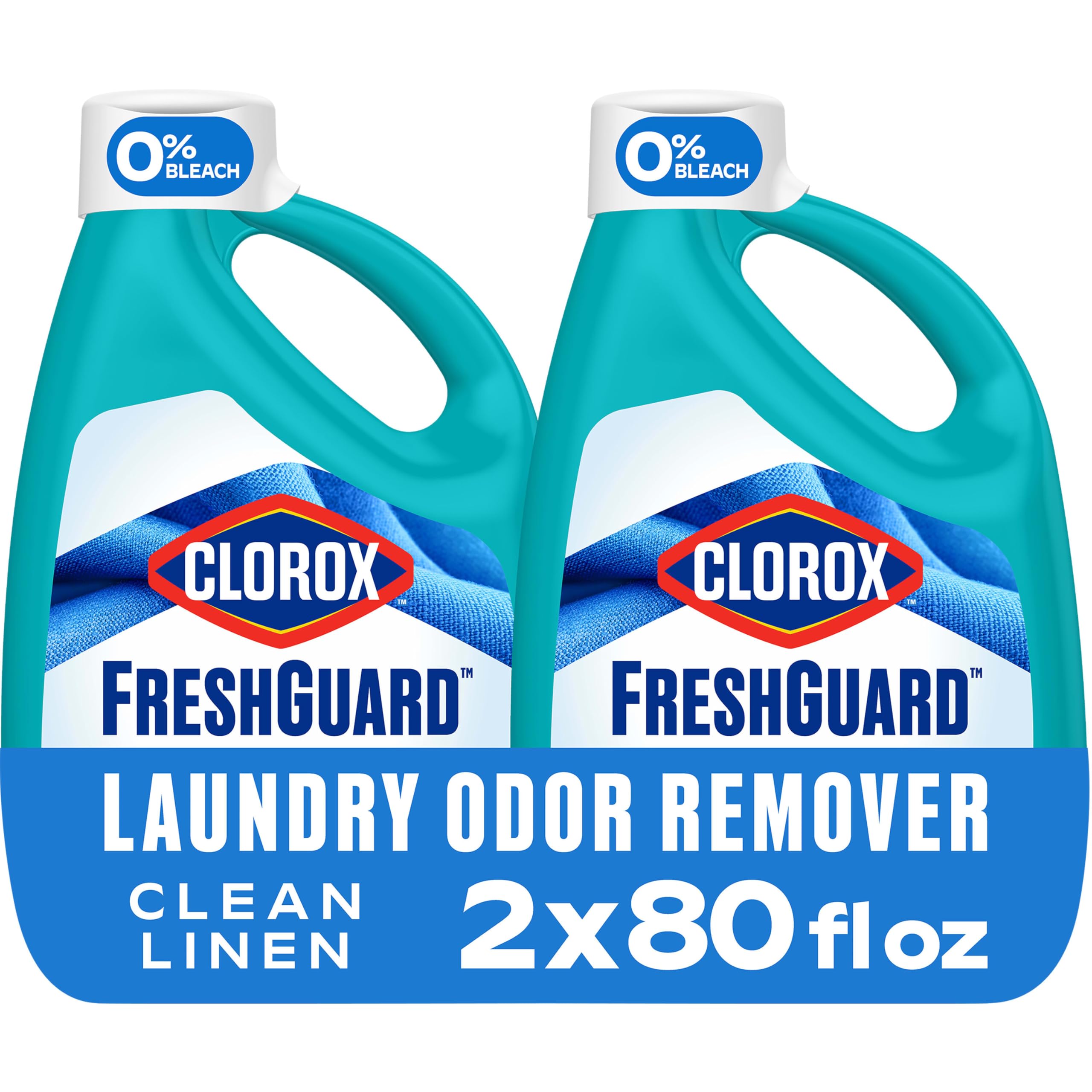 Clorox FreshGuard Liquid Laundry Odor Remover, Clean Linen Scent, 42 fl.oz.