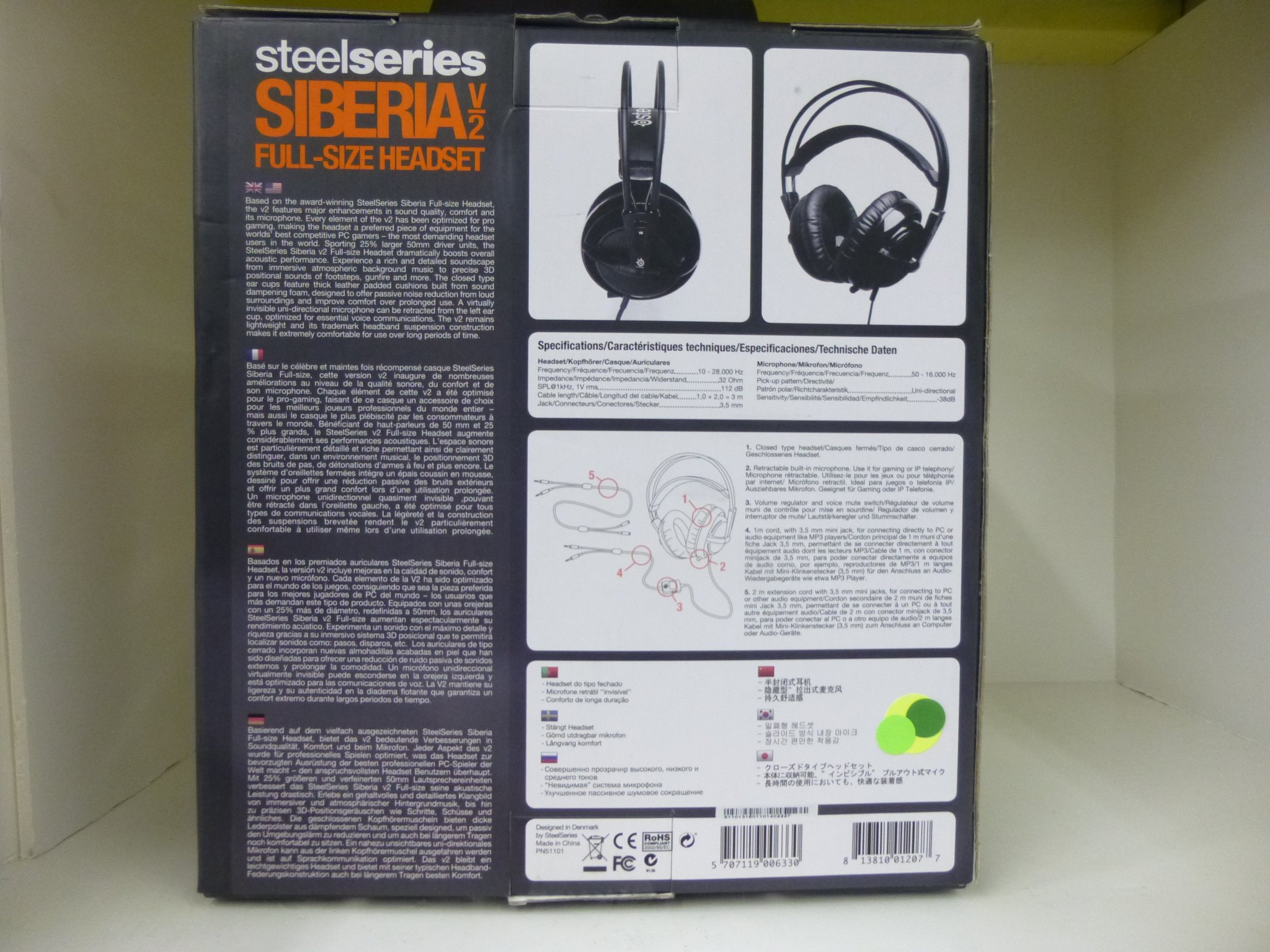 その他 SteelSeries Siberia v2 for PS3 61266 Amazon.com: SteelSeries Siberia v2 Full-Size Gaming Headset