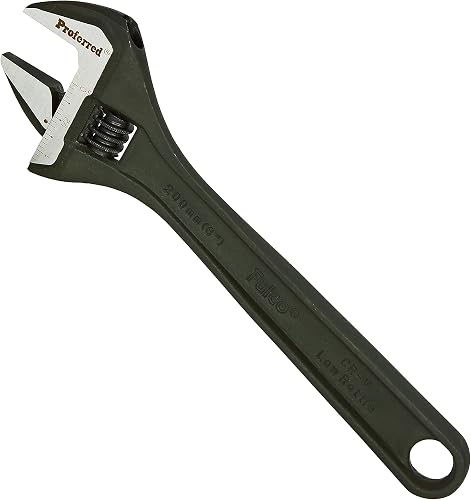 T05043 Standard Adjustable Wrench, Phosphate Finish, 8"