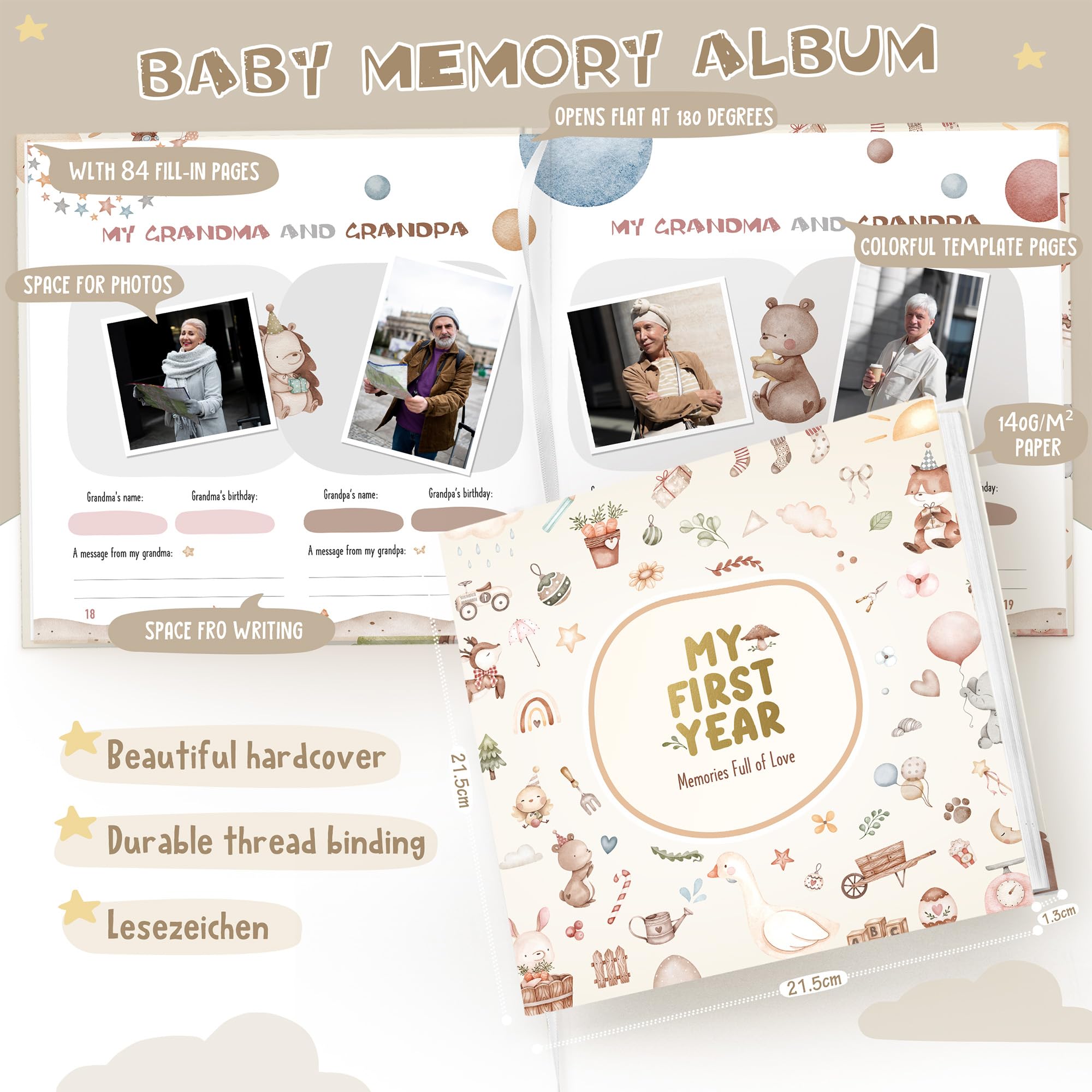 Hyggartn Baby Memory Book - Image 3