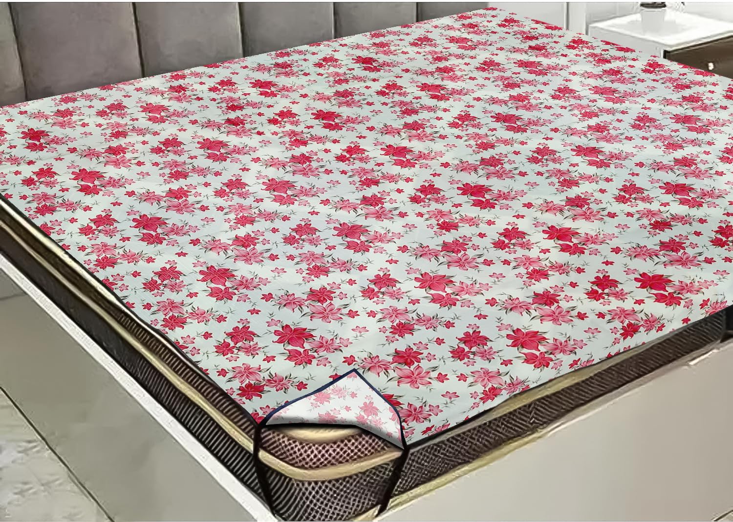KANUSHI Industries® Bed Mattresses Protectors (DOUBLE-BED-SHEET-NW-NEW-22)-image-7
